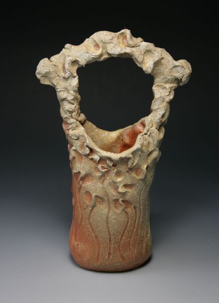 Organic Handled Basket, Custom Clay, Anagama fired