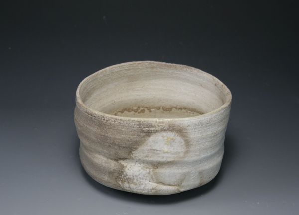 Hikidashi Chawan,
Teabowl removed while molten and reduced in pine needles, SOLD