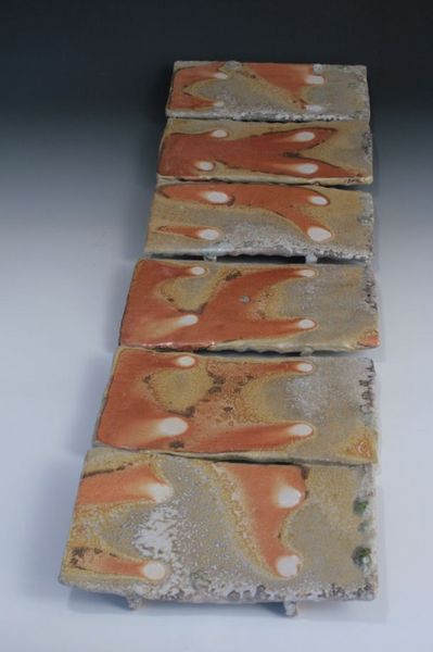 Sushi plates, Moore kiln, SOLD