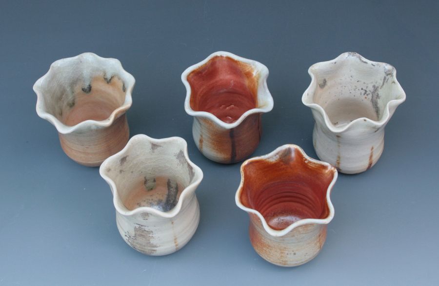 Shino glazed Mukozuke, little dishes