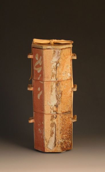 Jubako/ stacking food boxes, Moore kiln, SOLD