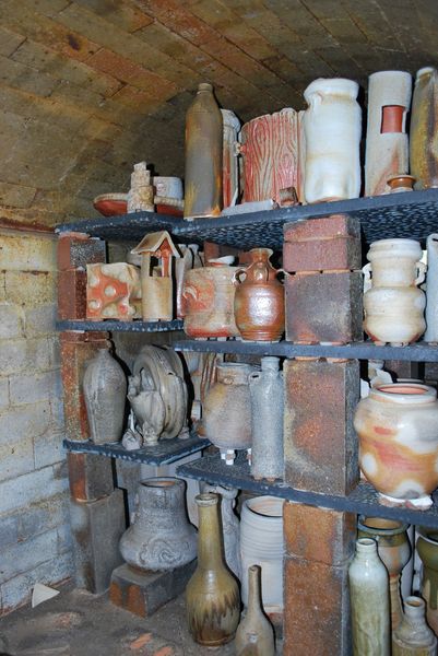 View of second shelves from the rear