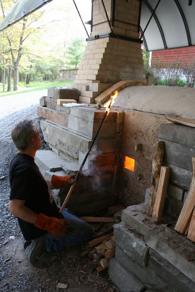 Donovan watching the chimney