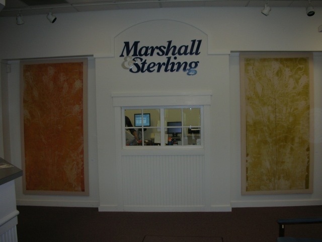 Reception are of Marshall and Sterling Insurance