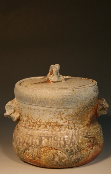 Mizusashi - Fresh water container for Tea Ceremony, Spring 2011 Firing