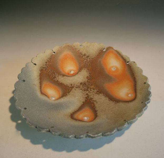 COMET TRAIL PLATTER, FALL FIRING, VESSELS GALLERY