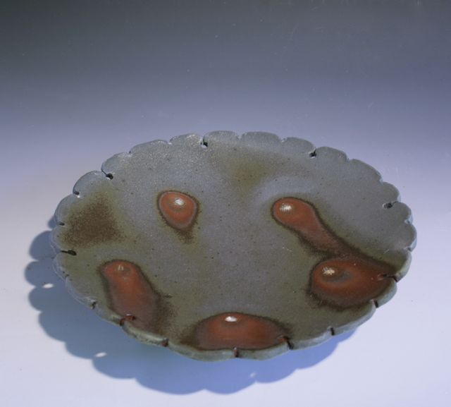 COMET TRAIL PLATTER, FALL FIRING, VESSELS GALLERY
