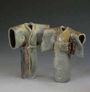 KIMONO COUPLE,
FALL FIRING, VESSELS GALLERY
