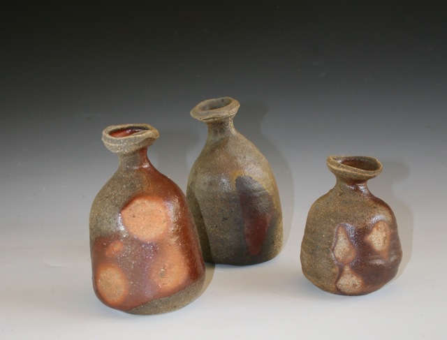 Tokkuri Sake Flasks by Andrea Kimball