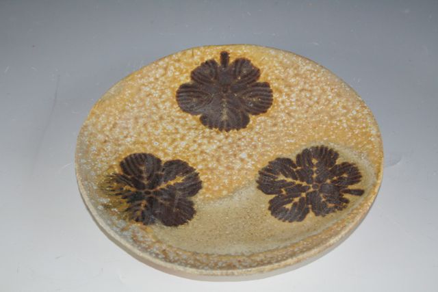 Double walled platter, with Inlaid clay motif,  Susan Kotulak Fall 2013