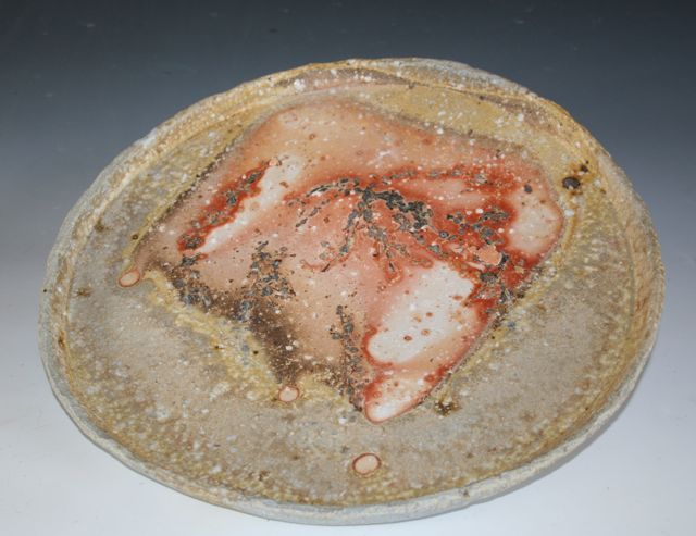 Platter with seaweed pattern, Susan Kotulak 15 x 15 x 1.5" Fall 2013