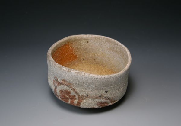 "Wabi Chawan" - Tea Bowl, Overglaze Enamel
